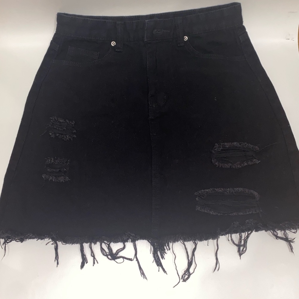 Shein Black Ripped Jeans